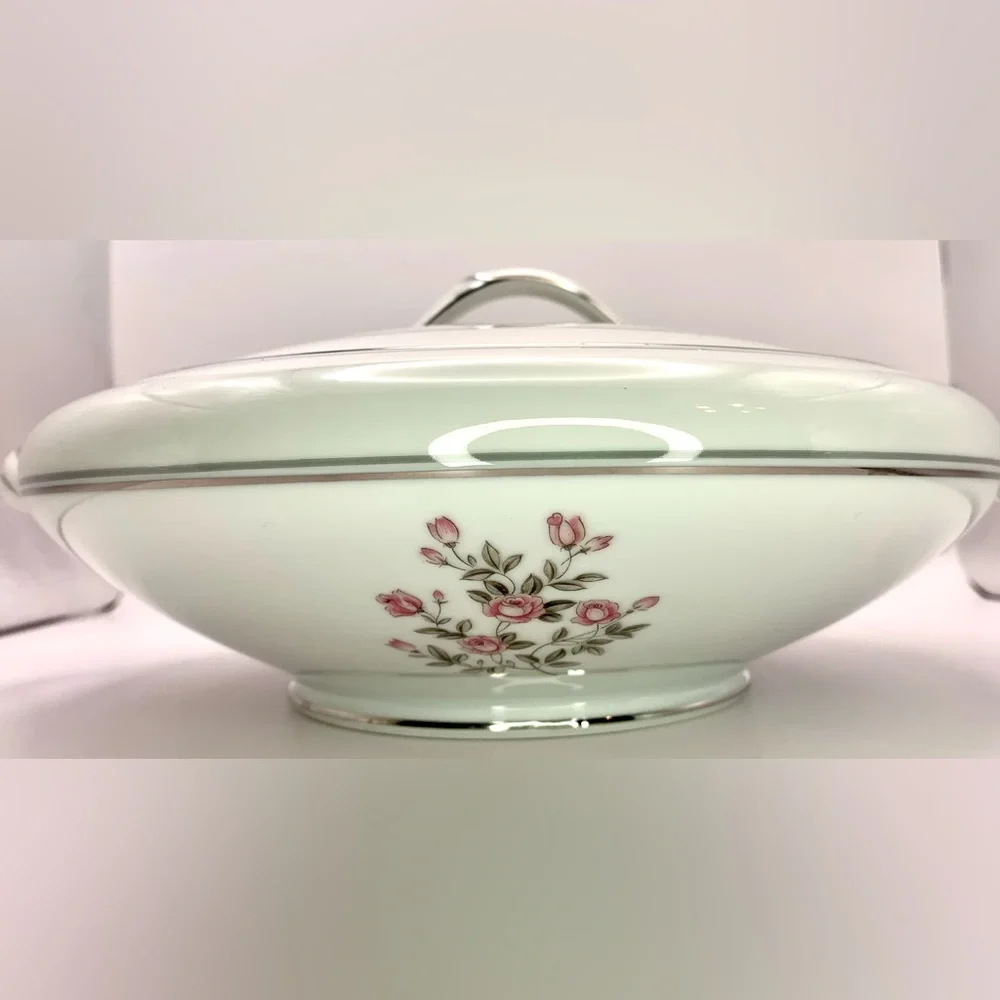 Noritake 5407 Stanton Covered Vegetable Fine China Dish, Vintage, Rare - Picture 3 of 12